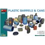 Mini Art 49010 Plastic Barrels & Cans
