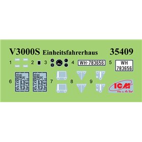 ICM 35409 V3000S "Einheitsfahrerhaus" WWII German Military Truck