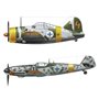 Hasegawa 02439 P-239 Buffalo & Messerschmitt Bf109G-6 'Juutilainen' w/Figure