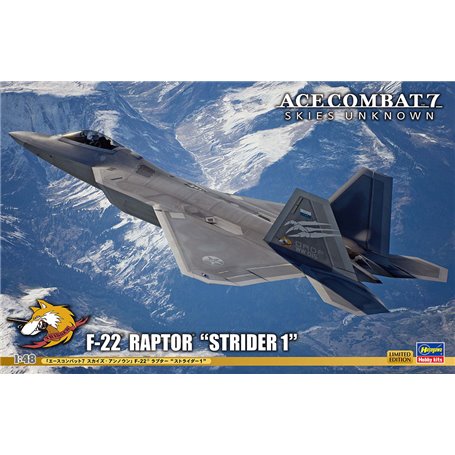 Hasegawa SP558-52358 Ace Combat 7 Skies Unknown F-22 Raptor "Strider 1"