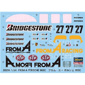 Hasegawa 20294 From A Porsche 962C