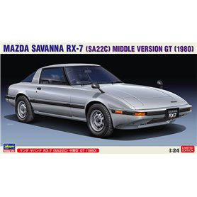 Hasegawa 1:24 Mazda Savanna RX-7 (SA22C) - MIDDLE VERSION GT (1980) - LIMITED EDITION