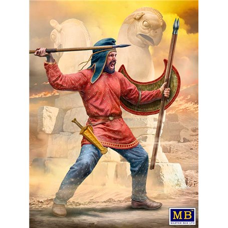 MB 1:32 GRECO-PERSIAN WAR SERIES Persian Lightly Armed Warrior Takabara