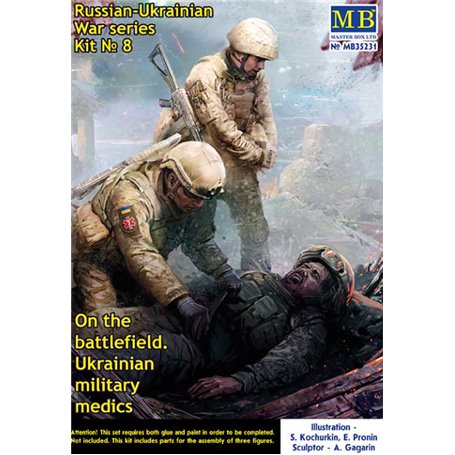 MB 35231 Russian-Ukrainian War Series Kit No 8. On The Battlefield, Ukrainian Military Medics.