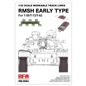 RFM 5064 1/35 Scale Workable Track Links RMSH Early Type For T-55/72/62