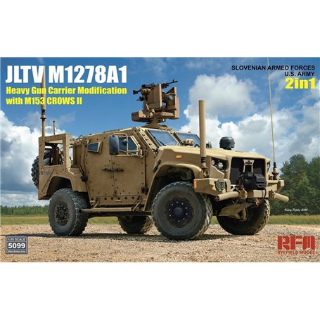RFM 5099 JLTV M1278A1 Heavy Gun Carrier Modification with M153 CROWS II 2 in 1 Slovenian Armed Forces U.S. Army