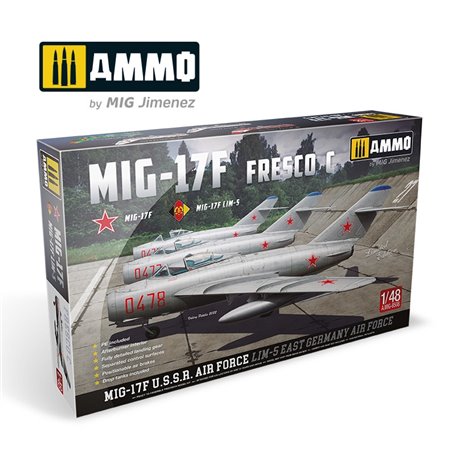 Ammo of MIG 1:48 MiG-17F LIM-5 U.S.S.R.-G.D.R. - PREMIUM EDITION 
