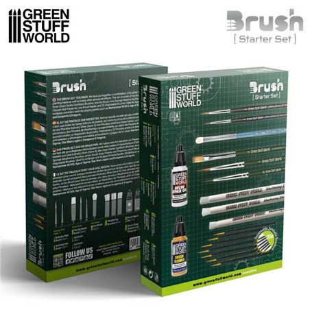 Green Stuff World Pędzle STARTER BRUSH SET