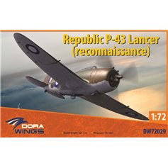 Dora Wings 1:72 Republic P-43 Lancer - RECONNNAISSANCE 