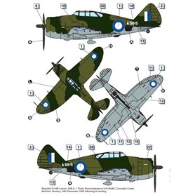 Dora Wings 72029 Republic P-43 Lancer (Reconnaissance)