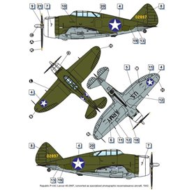Dora Wings 72029 Republic P-43 Lancer (Reconnaissance)