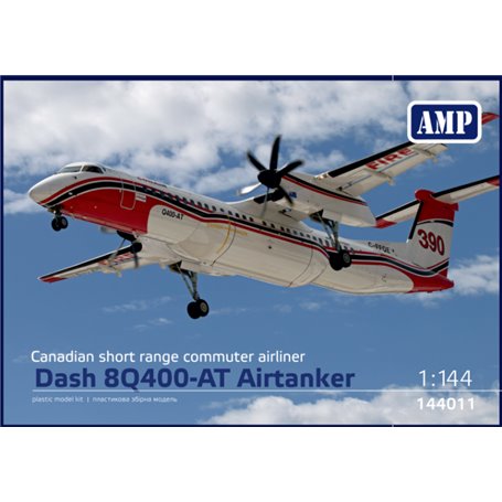 AMP 144011 Dash 8Q400-AT Airtanker Canadian Short Range Commuter Airliner