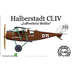 Karaya 1:48 Halberstadt Cl.IV - LUFTVERKEHR STRAHLE