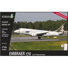 Karaya 1:144 Embraer 170 - LOT POLISH AIRLINES - LIMITED EDITION