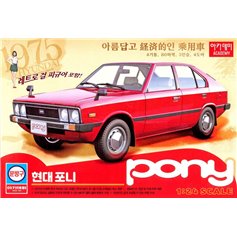 Academy 1:24 Hyundai Pony 1975 