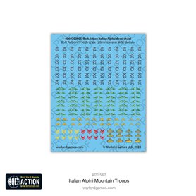 Bolt Action ITALIAN ARMY Alpini Mountain Troops