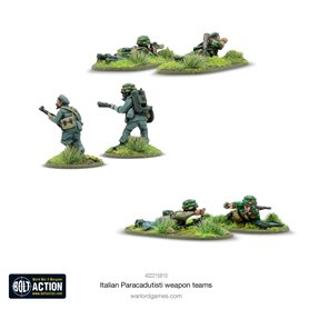 Bolt Action Italian Paracadutisti Weapons Teams