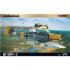 Eduard 1:72 Messerschmitt Bf-109 F-2 - ProfiPACK edition