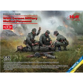 ICM 1:35 WWII GERMAN MILITARY MEDICAL PERSONNEL