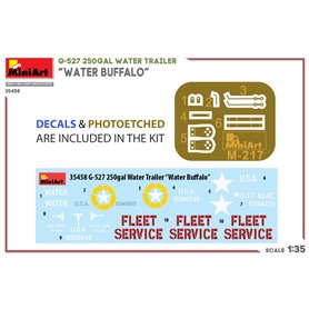Mini Art 1:35 G-527 Water Bufaalo - 250GAL WATER TRAILER