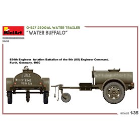 Mini Art 1:35 G-527 Water Bufaalo - 250GAL WATER TRAILER