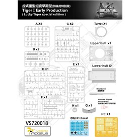 Vespid Models 1:72 Pz.Kpfw.VI Tiger I - EARLY PRODUCTION - LUCKY TIGER SPECIAL EDITION