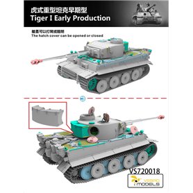 Vespid Models 1:72 Pz.Kpfw.VI Tiger I - EARLY PRODUCTION - LUCKY TIGER SPECIAL EDITION