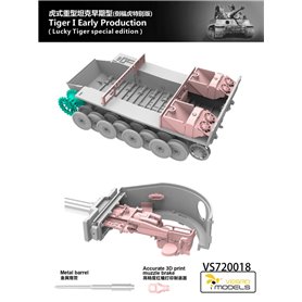 Vespid Models 1:72 Pz.Kpfw.VI Tiger I - EARLY PRODUCTION - LUCKY TIGER SPECIAL EDITION