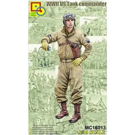 Classy 16013 WWII US Tank Commander