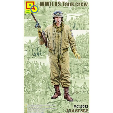 Classy 16012 WWII US Tank Crew