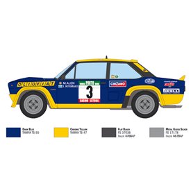 Italeri 1:24 Fiat 131 Abarth Rally OLIO FIAT