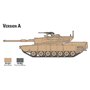 Italeri 1:72 M1 Abrams - COMPLETE SET FOR MODELING - z farbami