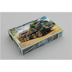Trumpeter 1:72 SLT-56 TRACTOR W/56T SEMI TRAILER