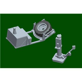 Trumpeter 1:72 SLT-56 TRACTOR W/56T SEMI TRAILER