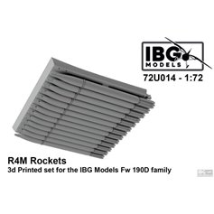 IBG 72U014 R4M Rockets 3D Printed for IBG Fw 190D Family
