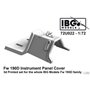 IBG 72U022 Fw 190D Instrument Panel Cover 3D Printed for IBG Fw 190D Family