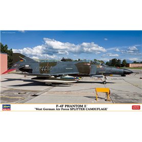 Hasegawa 1:72 F-4F Phantom II - WEST GERMAN AIR FORCE PLITTER CAMOUFLAGE - LIMITED EDITION