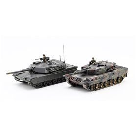 Hasegawa 30069 M1 Abrams & Leopard 2  "NATO Main Battle Tank Combo"