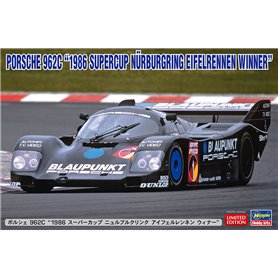 Hasegawa 1:24 Porsche 962C - 1986 SUPERCUP NURBURGRING EIFELRENNEN WINNER - LIMITED EDITION