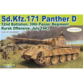 Dragon 6867 1/35 Panther D Sd.Kfz.171 52nd Battalion, 39th Panzer Regiment Kursk Offensive, July 1943