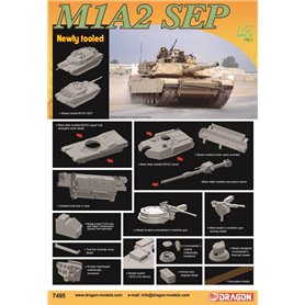 Dragon 7495 1/72 M1A2 SEP