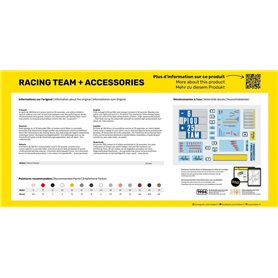 Heller 1:24 RACING TEAM - STARTER SET - z farbami