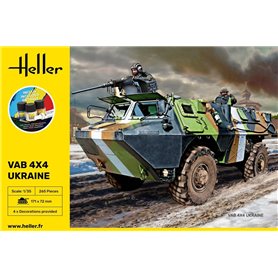 Heller 1:35 VAB 4X4 UKRAINE - STARTER SET - z farbami