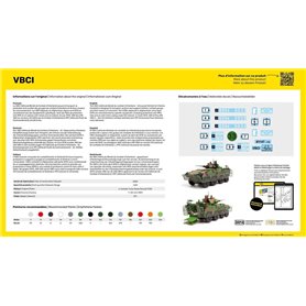 Heller 1:35 Pojazd opancerzony VBCI Afganistan - STARTER SET - z farbami