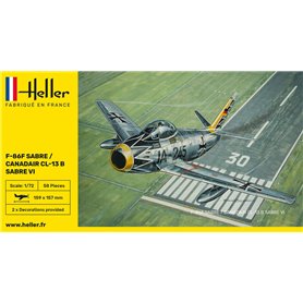 Heller 1:72 F-86F Sabre / Canadair CL-13 B Sabre VI