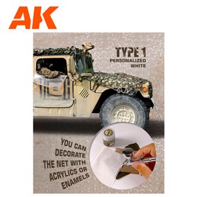 AK Interactive REGULAR MIMETIC NET - TYPE 1 - PERSONALIZED