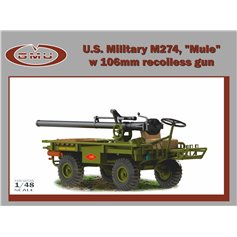 GMU 1:48 M274 Mule - W/106MM RECOILESS GUN 