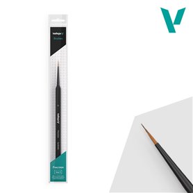 VALLEJO B03000 - Pędzel - Precision - Round Synthetic Brush, Triangular Handle No. 0
