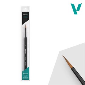 VALLEJO B03002 - Pędzel - Precision - Round Synthetic Brush, Triangular Handle No. 2