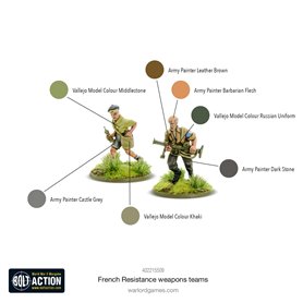 Bolt Action French Resistance Weapons Teams